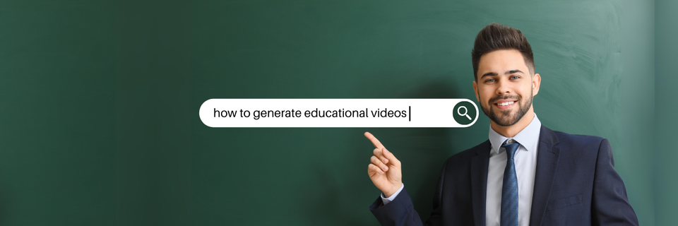 How to generate educational videos with AI