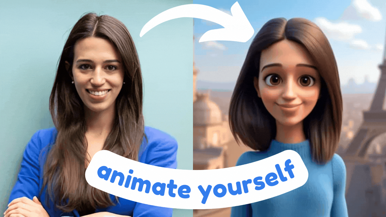 Turn yourself into an animated cartoon character using AI [tutorial]